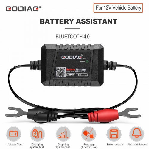 GODIAG GB101 Battery Assistant BT 4.0 Wireless 6-20V Android IOS